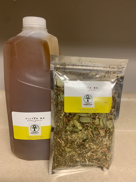 4everevolvn 1/2 Gallon Herbal Detox Tea with the herbs